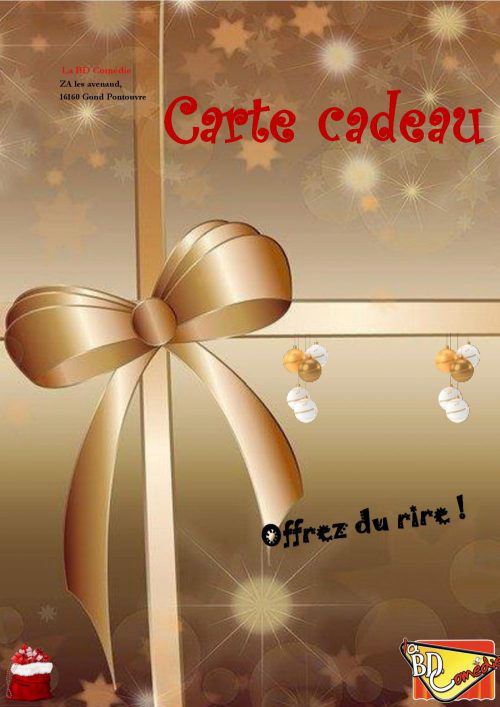 Tickets : Carte Cadeau Noel - Billetweb