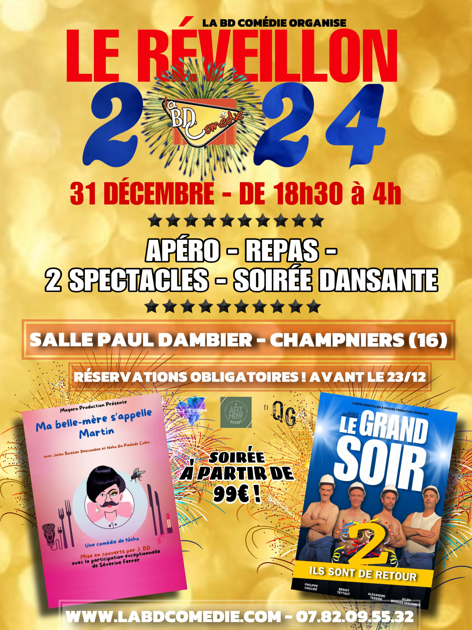 Mardi 31 Décembre COMPLET