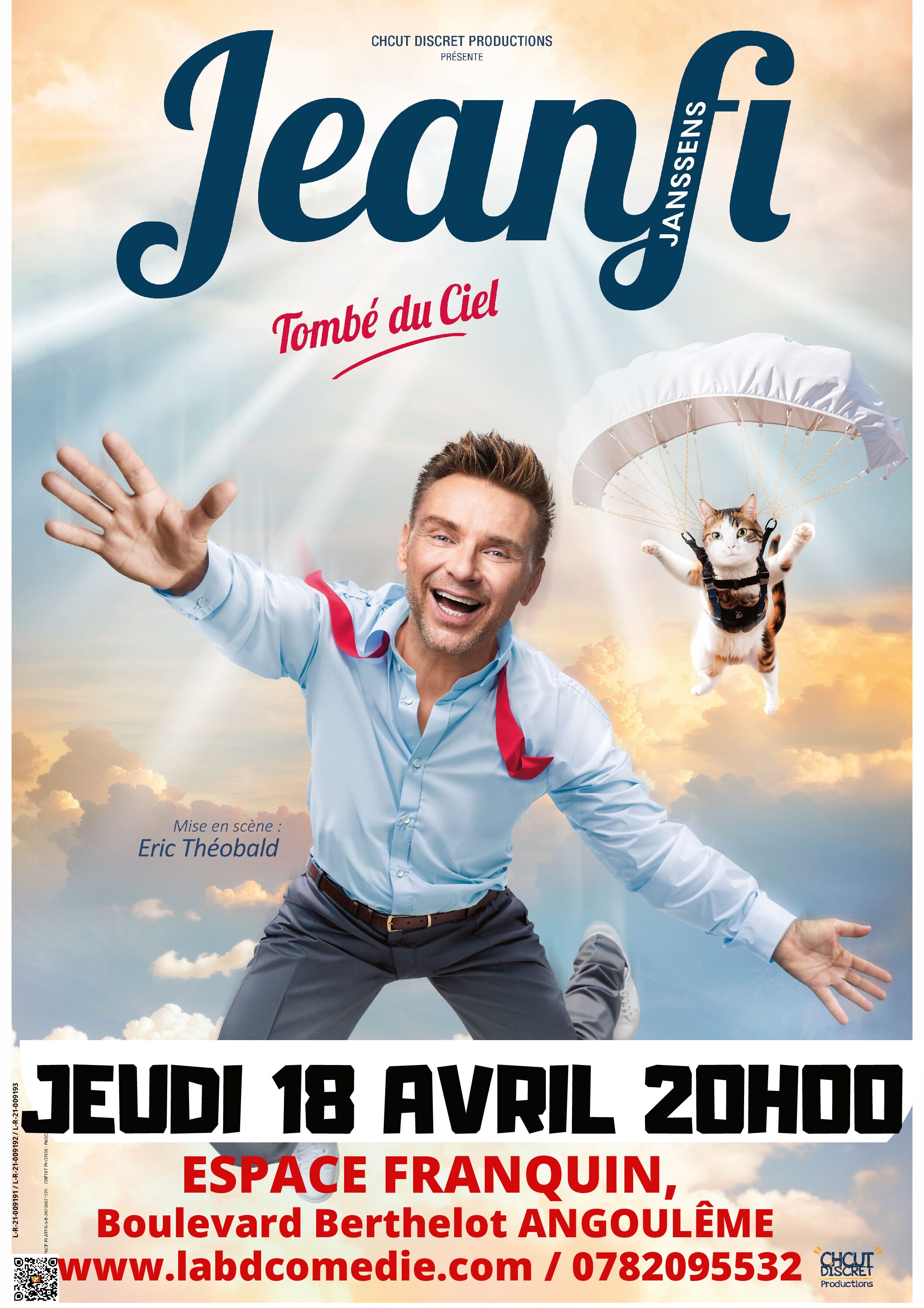 JEANFI JANSSENS dans TOMBÉ DU CIEL