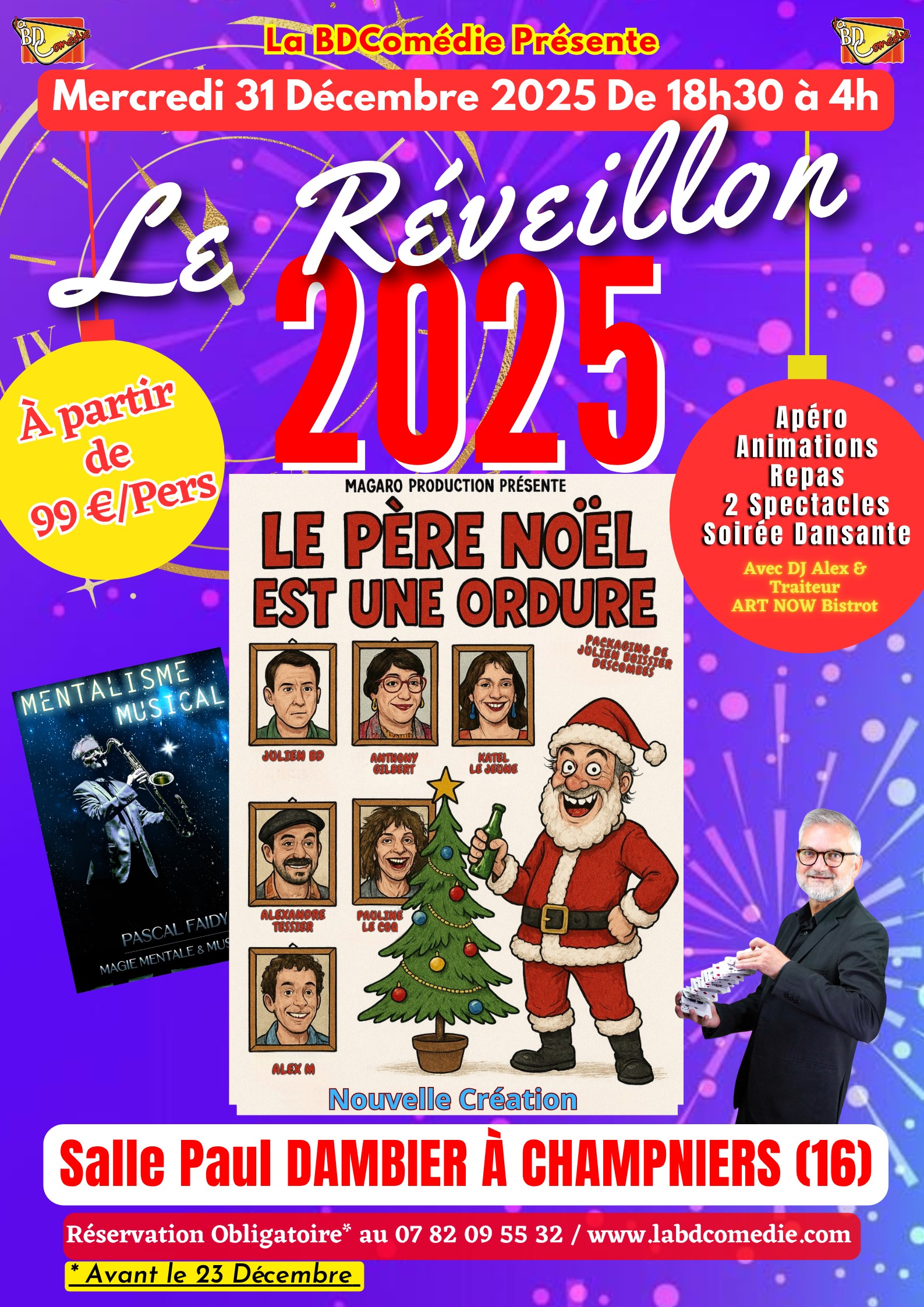 La BDComédie fête le Réveillon 2025