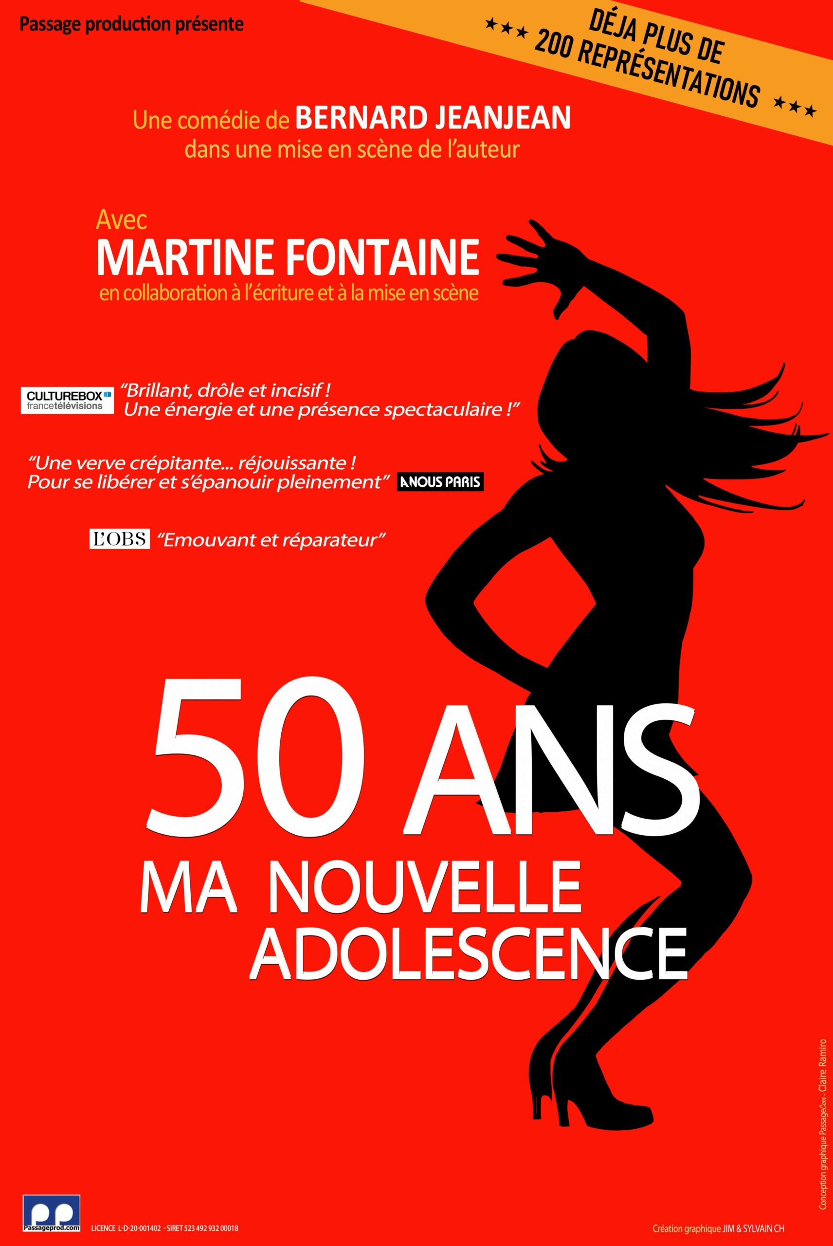 MARTINE FONTAINE, 50 ans Ma Nouvelle Adolescence